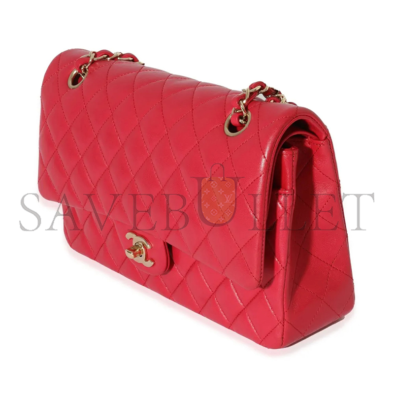 CHANEL MEDIUM CLASSIC FLAP QUILTED LAMBSKIN A01112 (25*15*6cm)